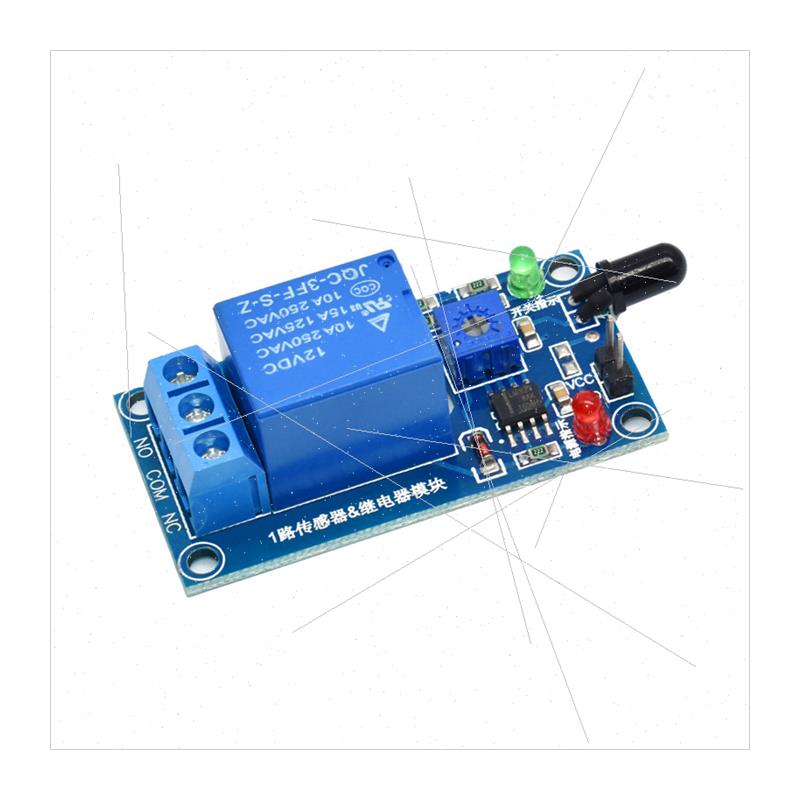 Flame Detection Sensor Infrared 1 Way Relay Module Dual Cont - 图3