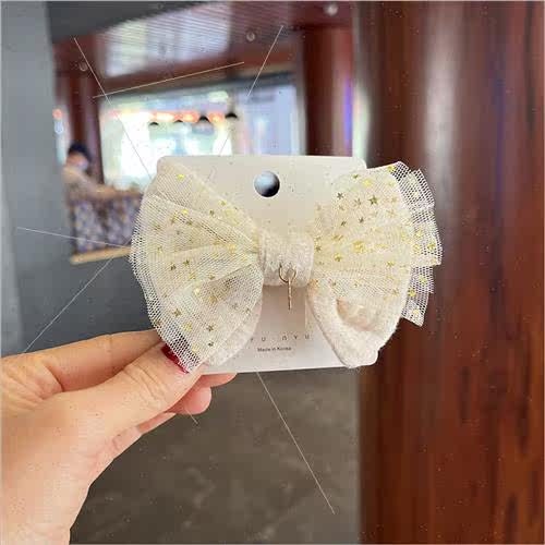 bow children hair clips Korean hair ornaments flowers versat - 图2