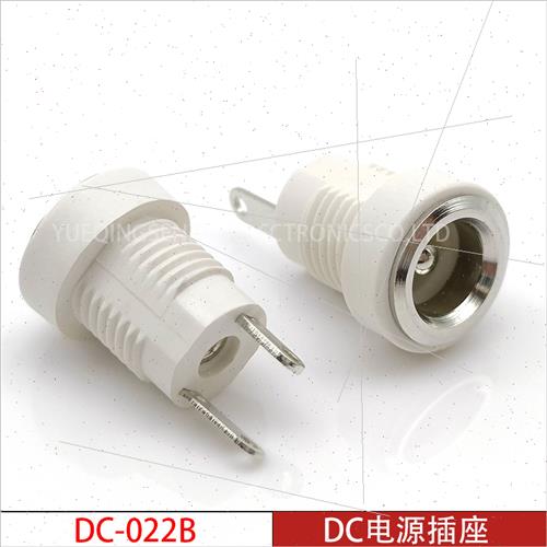 DC Power Socket DC-022B 5.5*2.1 Whe DC Female Vertical Threa-图0