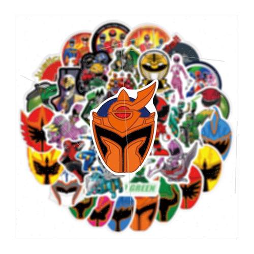 50 Dinosaur Warriors cartoon animation graffiti stickers sui - 图3