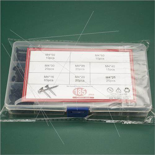 185pcs Rough Tooth Fast Tooth Drywall Nails ding Nail Set M4 - 图1