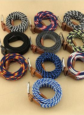 Hundreds elastic waistband men women pin buckle belt youth s