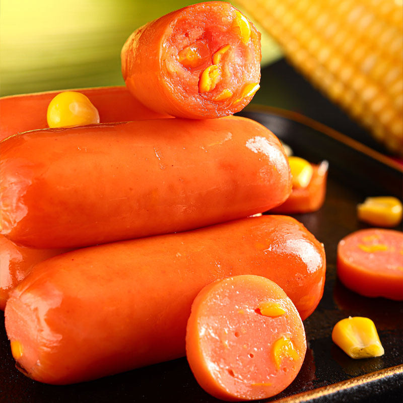 流行元素玉米烤肠香辣肠脆骨脆皮肠 流行元素食品香肠/腊肠