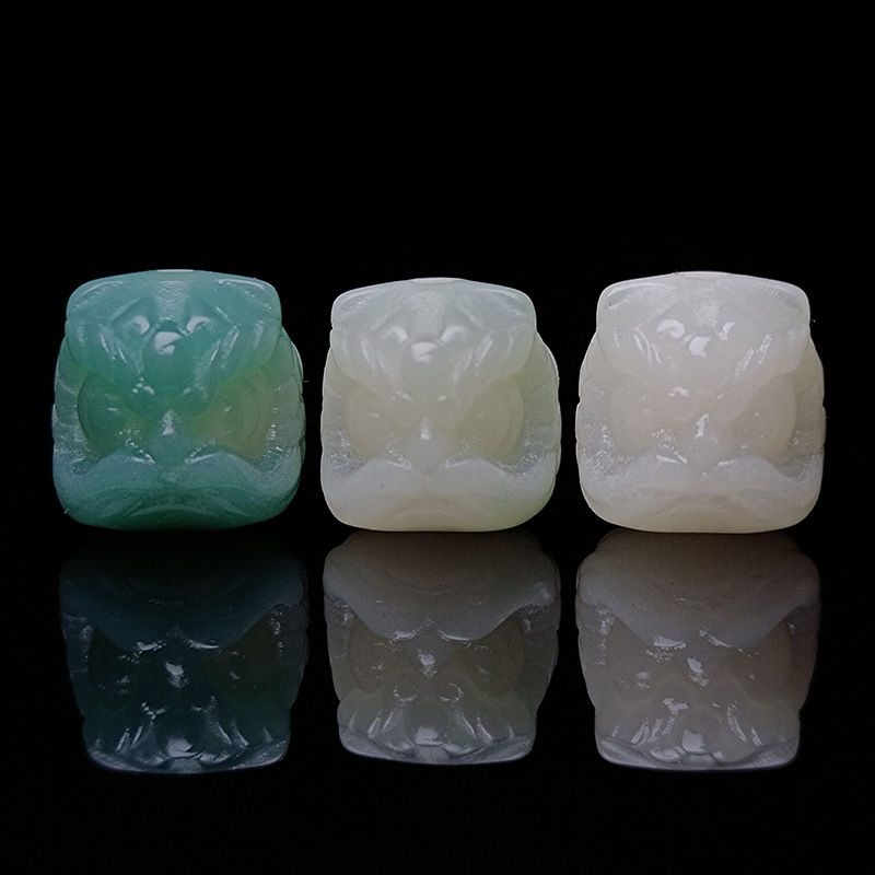 【真菩提】醒狮DIY天然菩提根雕刻高抛精工文玩佛珠手工配饰配珠 - 图1