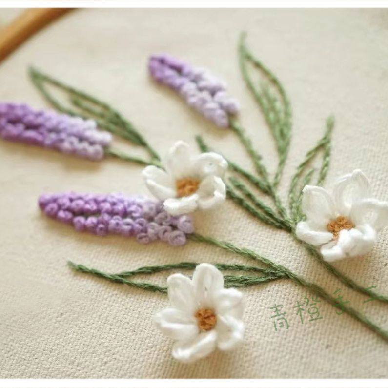 刺绣图案样纸衣服法式刺绣手工毛衣带图水溶diy材料绣花国风新中,淘宝优惠券,粉丝福利购,淘宝优惠卷