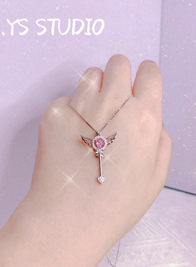 新款锁骨链纯银吊坠女