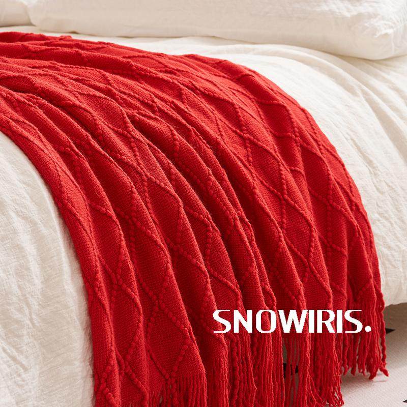 红色新年红毛毯喜庆节日圣诞休闲毯客厅沙发装饰盖毯柔软午休毯子,淘宝优惠券,粉丝福利购,淘宝优惠卷