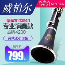 Professional Beginner Exam Grade Clarinet Black Tube Instrument Drop B Tune Clarinet Playing k11