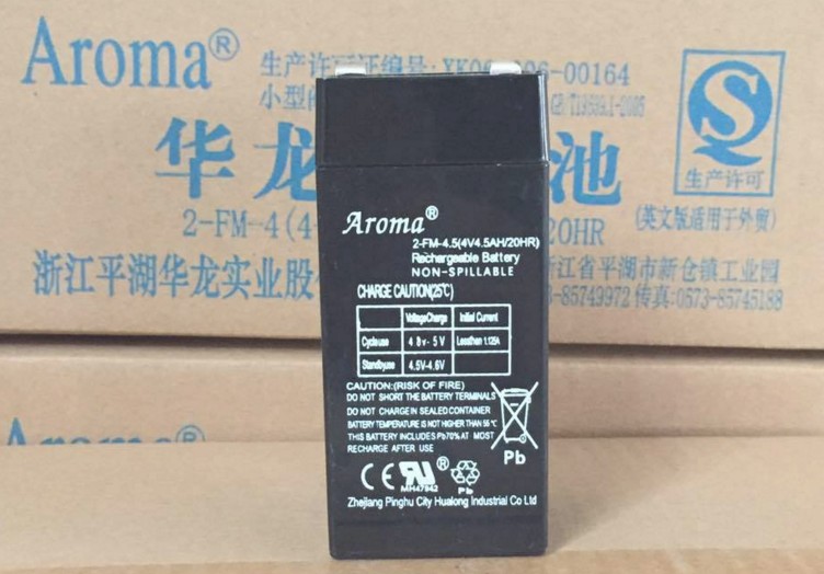 Aroma 2-fm-4(4V4.5AH20HR)/4V4.5ah电子称台称蓄电池4V4.5A电瓶 - 图2