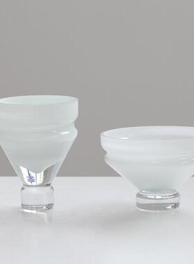 现代简约创意几何迷你加厚白瓷玻璃花瓶鲜花干花客厅餐桌花瓶