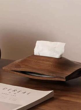 现代轻奢风纸巾盒家用创意客厅茶几抽纸盒洗脸巾收纳盒擦手纸盒