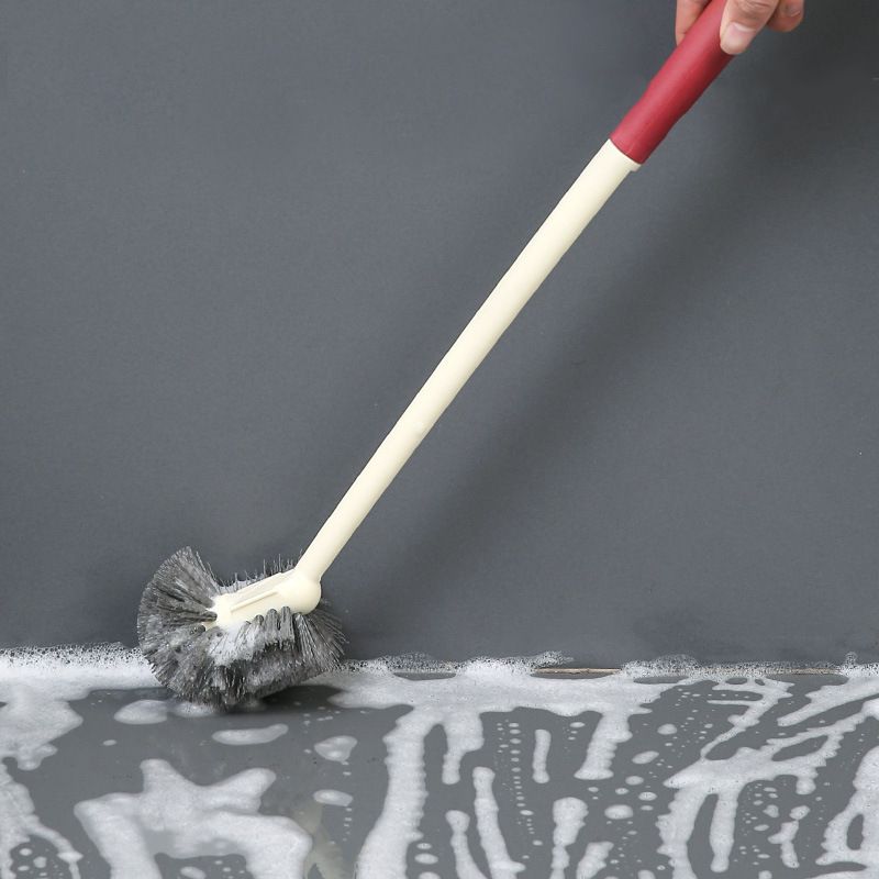 Toilet brush household no dead corner brush toilet brush soft hair long handle bathroom toilet brush wall hanging