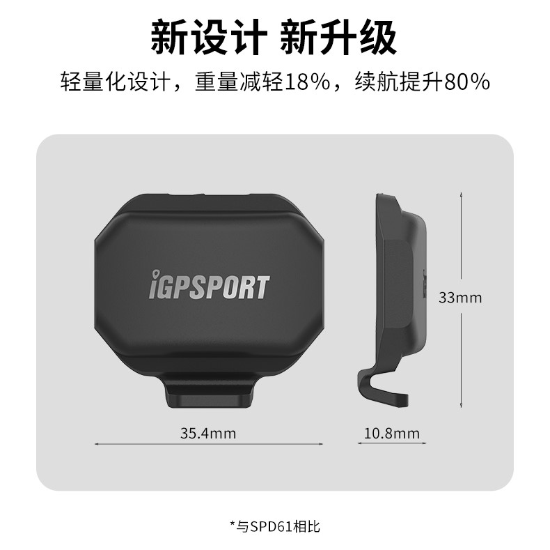 SPD70速度器 iGPSPORT迹驰码表外设双模传感器兼容行者佳明迈金-图0