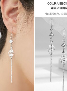 纯银耳环新款2021年耳饰