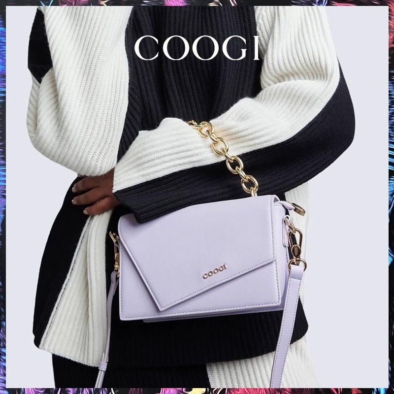 COOGI酷奇真皮包包新款轻奢高级斜挎包单肩手提小方包送女友礼物,淘宝优惠券,粉丝福利购,淘宝优惠卷