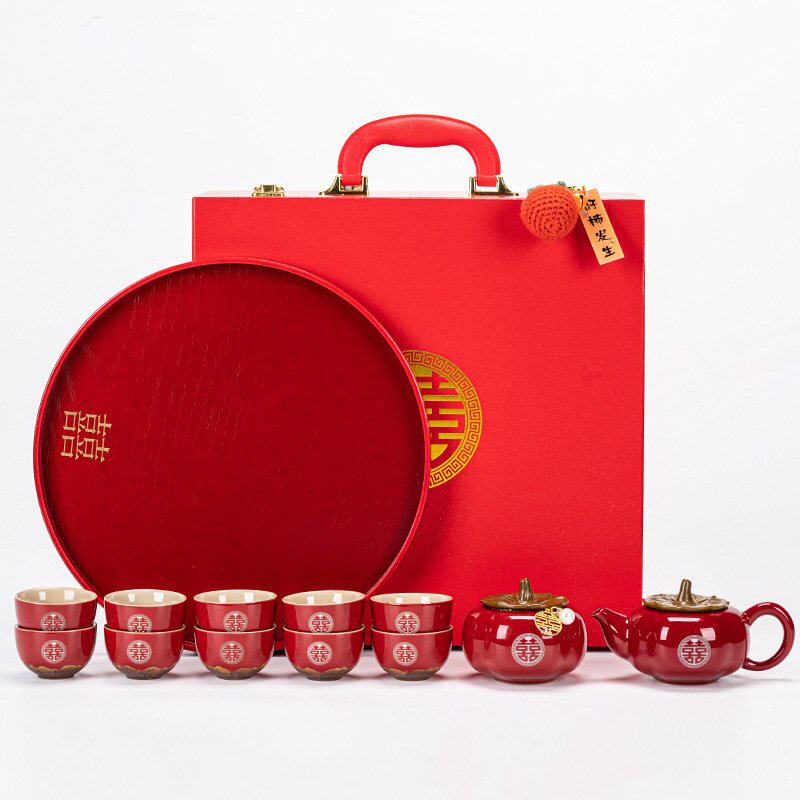 Wedding gifts for couples engagement gifts for best friend bride tea set souvenirs persimmons and persimmons dowry practical
