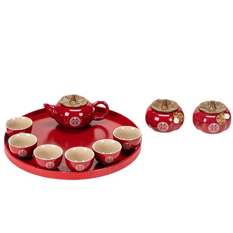 Wedding gifts for couples engagement gifts for best friend bride tea set souvenirs persimmons and persimmons dowry practical