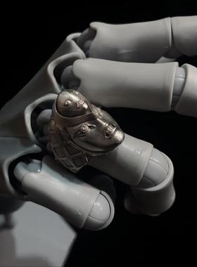 JOJO的奇妙冒险之风迪亚波罗 戒指手作漫改绯色之红戒指调节款式