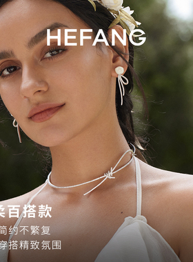 何方珠宝丝带项圈婚礼项链