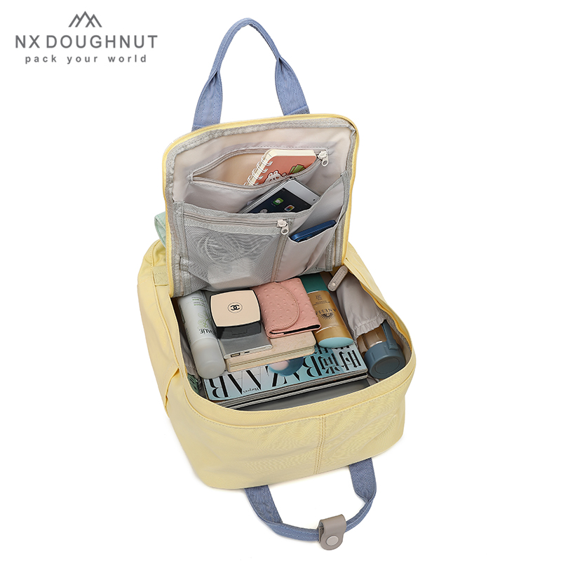 NX DOUGHNUT正版甜甜圈双肩包男书包女超火ins学院风初高学生背包 - 图3