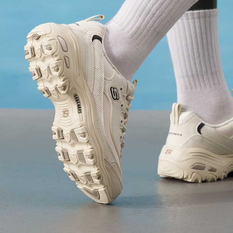 斯凯奇（Skechers）女鞋 新款运动鞋复古潮流时尚老爹鞋厚底熊猫,淘宝优惠券,粉丝福利购,淘宝优惠卷