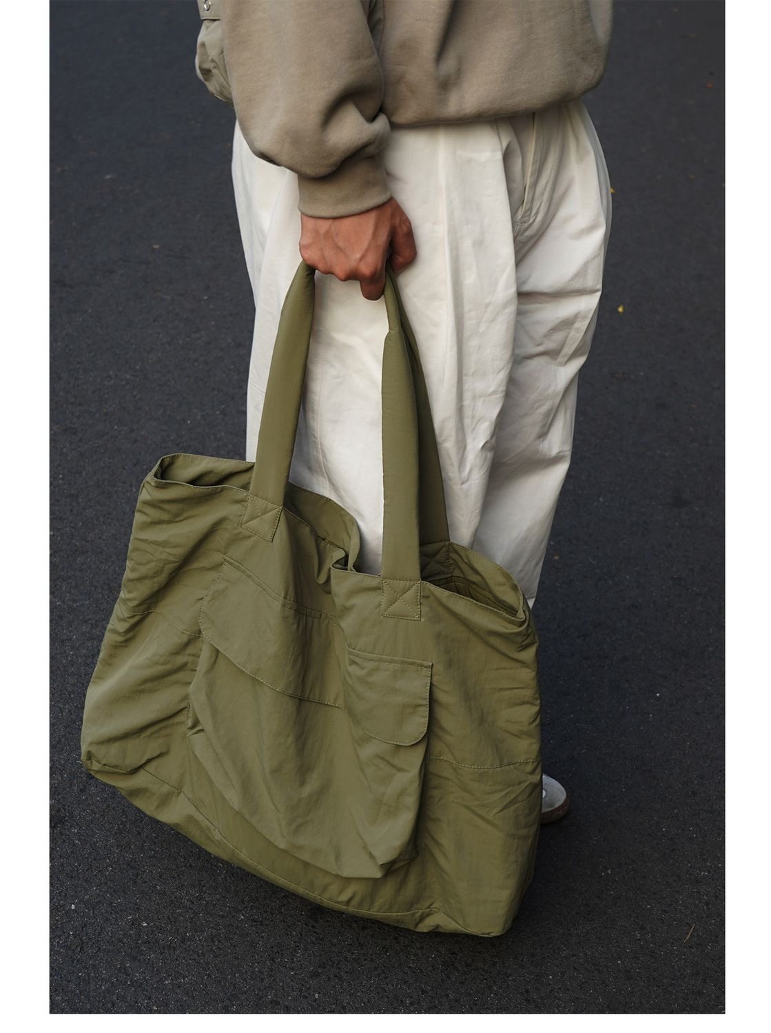 AWT25春秋原创简约单肩托特包 防泼水轻便手提大容量收纳通勤包包,淘宝优惠券,粉丝福利购,淘宝优惠卷