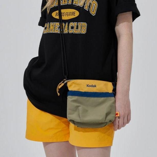 KODAK Koda camera bag one-shoulder crossbody small bag bag outdoor sports and casual mobile phone storage bag portable neck hanger