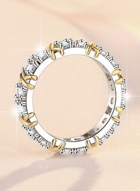 D色莫桑石戒指原创设计通用