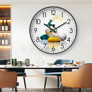 高宅静音钟表挂钟客厅家用