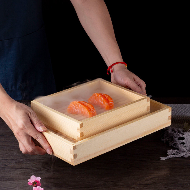 寿喜锅牛肉蔬菜拼盘木盒料理日式木质烧鸟木盒刺身木盒寿司展示盒,淘宝优惠券,粉丝福利购,淘宝优惠卷