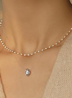 【明星同款】AGATHA/瑷嘉莎人鱼之泪项链锁骨链爆款轻奢生日礼物