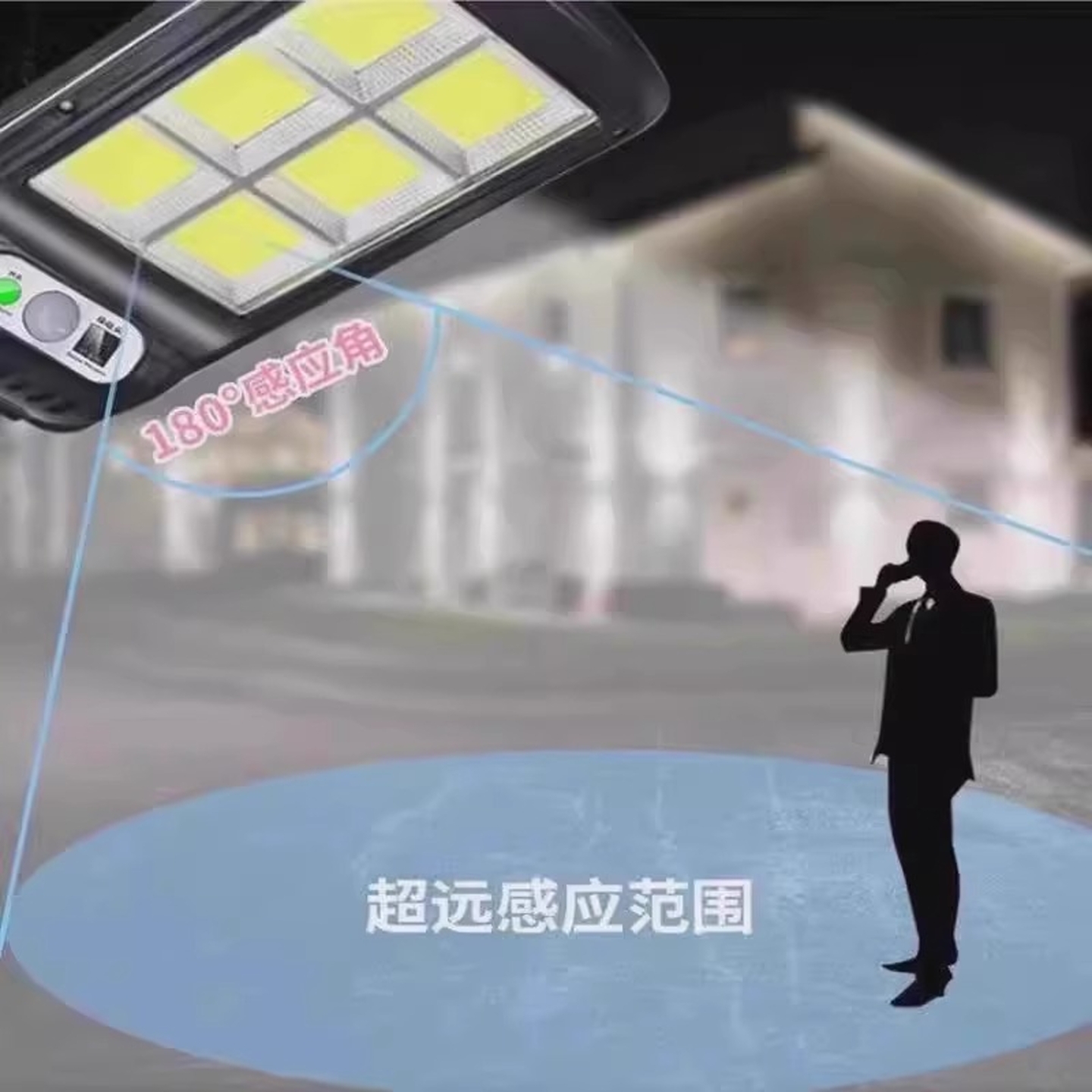 2025新款太阳能户外灯庭院感应灯led超亮大功率家用防水照明路灯 - 图0