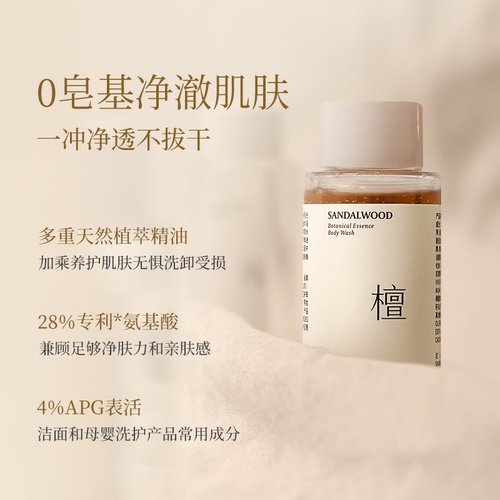 蓄光沐浴蜜体验装氨基酸清洁女沐浴露乳液旅行装小样50ml - 图1