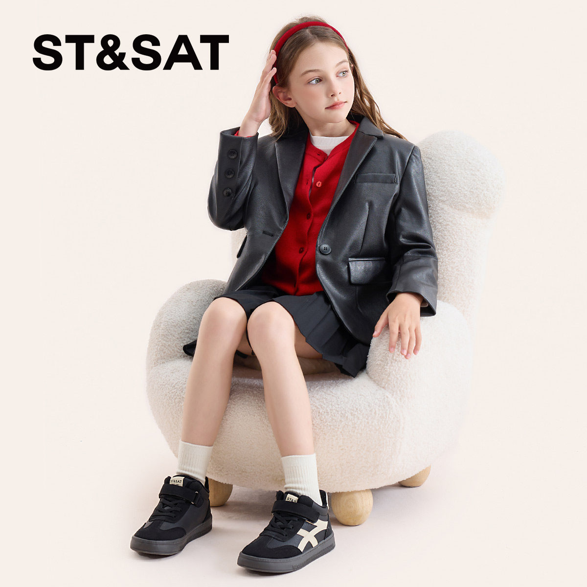 星期六童鞋儿童加绒板鞋2025秋冬新款男女童保暖休闲鞋加厚运动鞋,淘宝优惠券,粉丝福利购,淘宝优惠卷