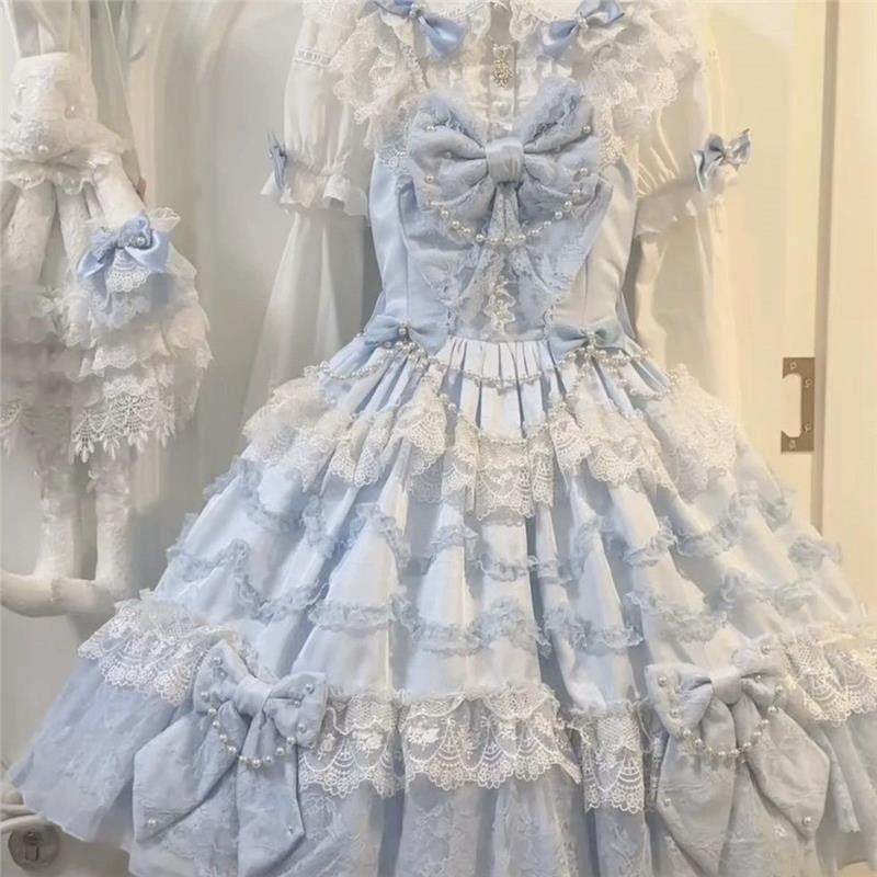 昭和doll古早风lolita洋装常规款吊带jsk花嫁款甜美优雅连衣裙,淘宝优惠券,粉丝福利购,淘宝优惠卷