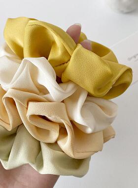 French Satin pig large intestine scrunchies Instagram cute
