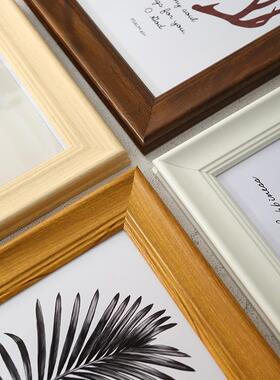 Nordic simple wooden photo frame square picture frames 相框