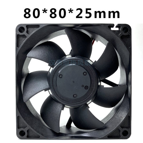 原装nidec 尼得科 U80T12BS2AA7-52 12V 8cm防水风扇户外工业8025 - 图0