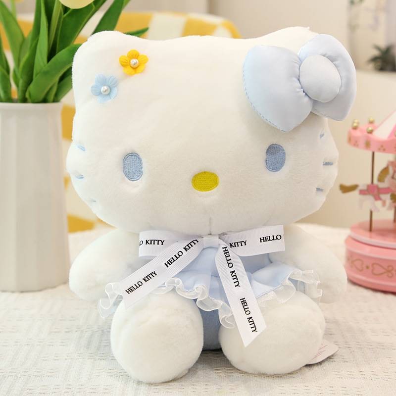 hellokitty公仔版凯蒂猫玩偶哈喽kt毛绒玩具可爱布娃娃女生礼物 - 图1