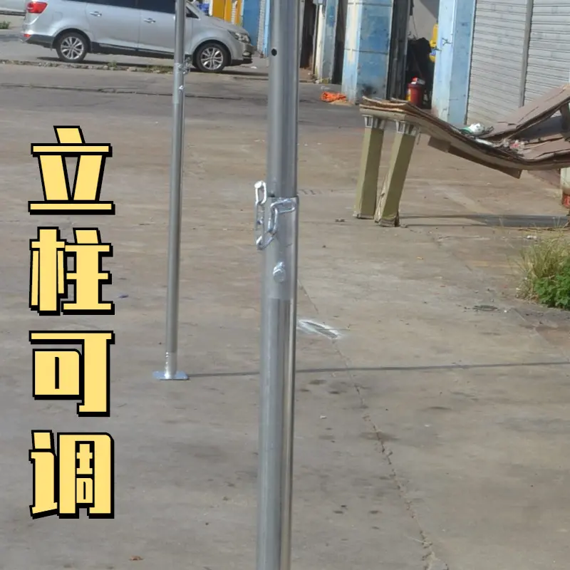 斜面阳台遮阳棚斜波酒席帐篷斜伞停车店铺门前挡雨篷加厚雨棚大篷 - 图0