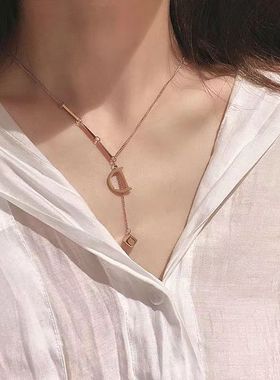 One钛钢钛钢毛衣链女毛衣链