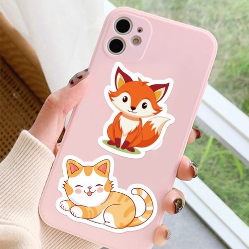 卡通动物园贴纸狮子老虎长颈鹿大象儿童趣味益智装饰贴手账奖励贴 - 图3