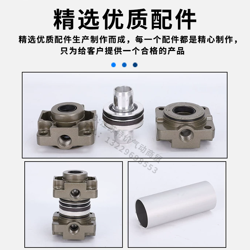 SMC型CA2F/CDA2F40-50-75-125-150-200-300-400Z带法兰板标准气缸 - 图2