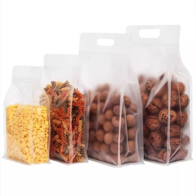 手挽透明磨砂八边封袋防水密封袋防潮零食年货塑料包装袋定制批发,淘宝优惠券,粉丝福利购,淘宝优惠卷