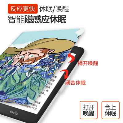 kindlepaperwhite4电子书保护套全包防摔翻盖皮套3/2/1硅胶硬壳95 - 图1