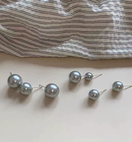 Париж [Дизайнерская чистая ручная рука] Истинные серьги из жемчуга Mattar