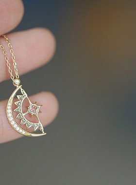 精致唯美小众锁骨项链女轻奢颈链