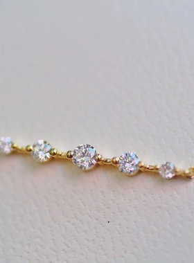 排钻手链女设计感简约精致气质