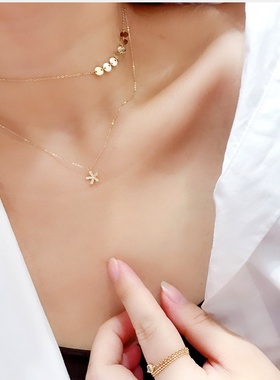 925纯银项链精致华丽花型