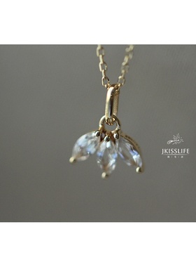 新款法式唯美极细925纯银项链